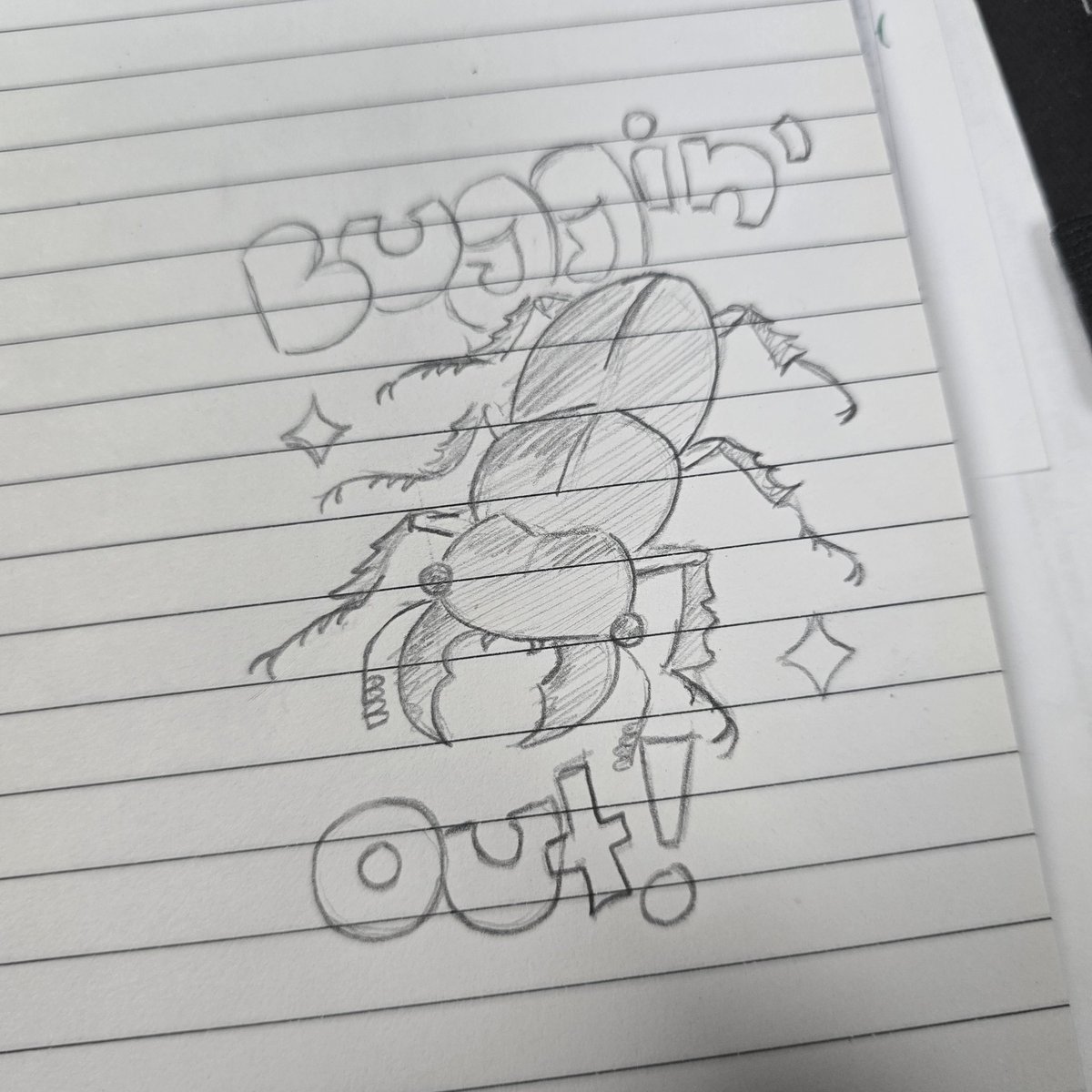 BlueGillAlters's tweet image. Sketching bugs at work instead of doing my job ❤️