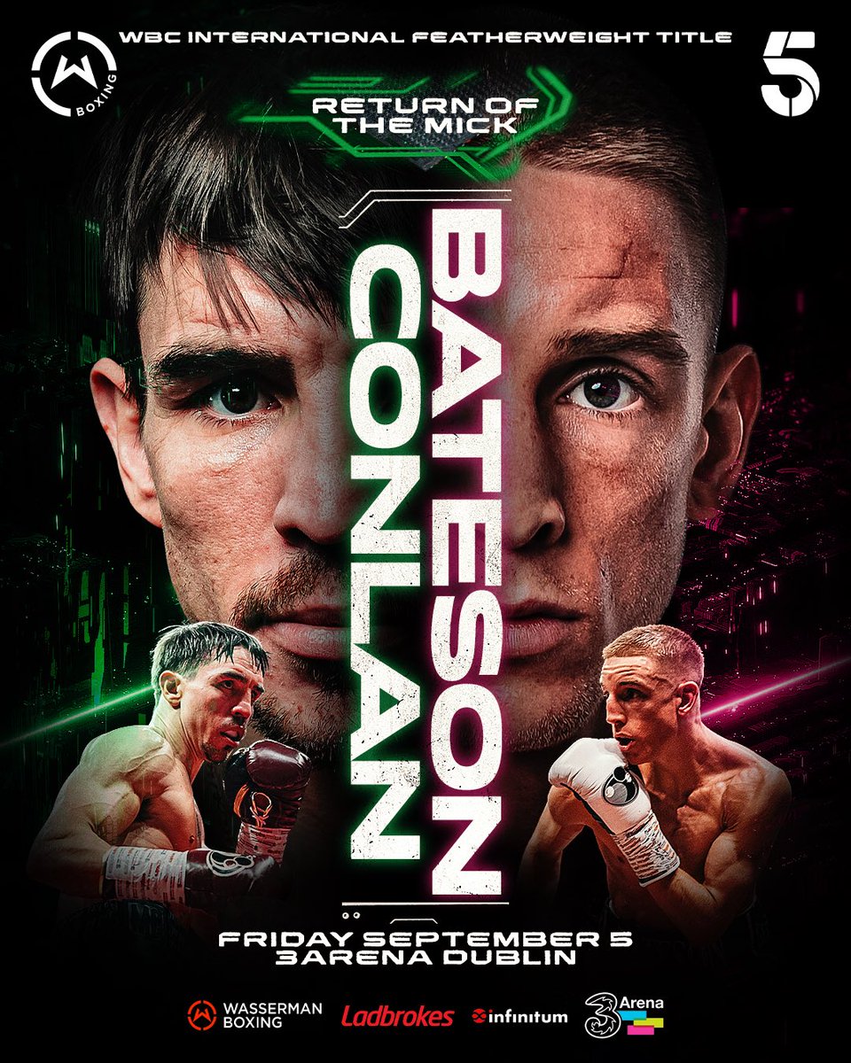 letsgomanage's tweet image. And The New!!!
@JackBateson94
Live @channel5_tv ๐บ
@WassermanBoxing
๐๏ธ September 5th
๐ Dublin