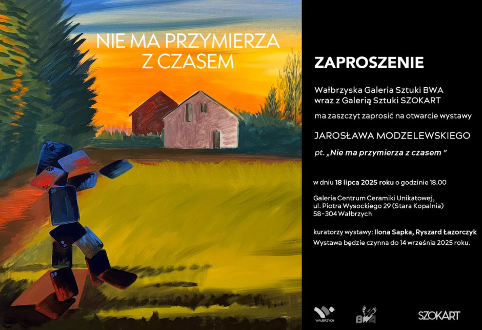 🔴#Polecamy! #18lipca o 18:00 w #Wałbrzych.u otwarcie wystawy Jarosława #Modzelewski.ego pt. „Nie ma przymierza z czasem”
teologiapolityczna.pl/jaroslaw-modze…