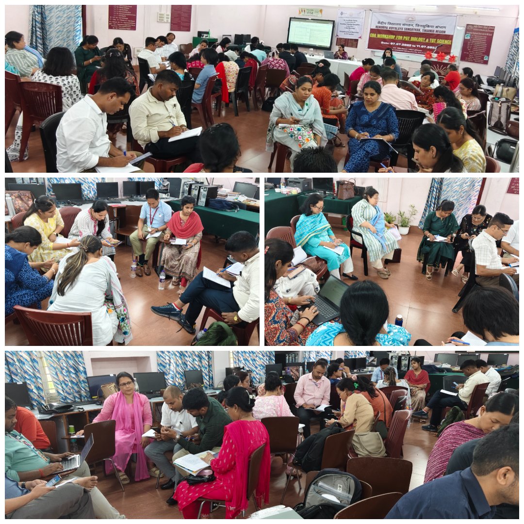 KVDuliajan's tweet image. 📚 Day 2 | #CompetencyBasedAssessment Workshop
📍 KV Oil Duliajan | 📅 July 8, 2025
🔬 Competencies in Science
📈 Assessment Cycle &amp;amp; Test Blueprint
📝 Assessment Items
✍️ Hands-on Item Writing
#NEP2020-ready classrooms!
@KVS_HQ @KVSRO_TINSUKIA @EduMinOfIndia @OilIndiaLimited #CBA