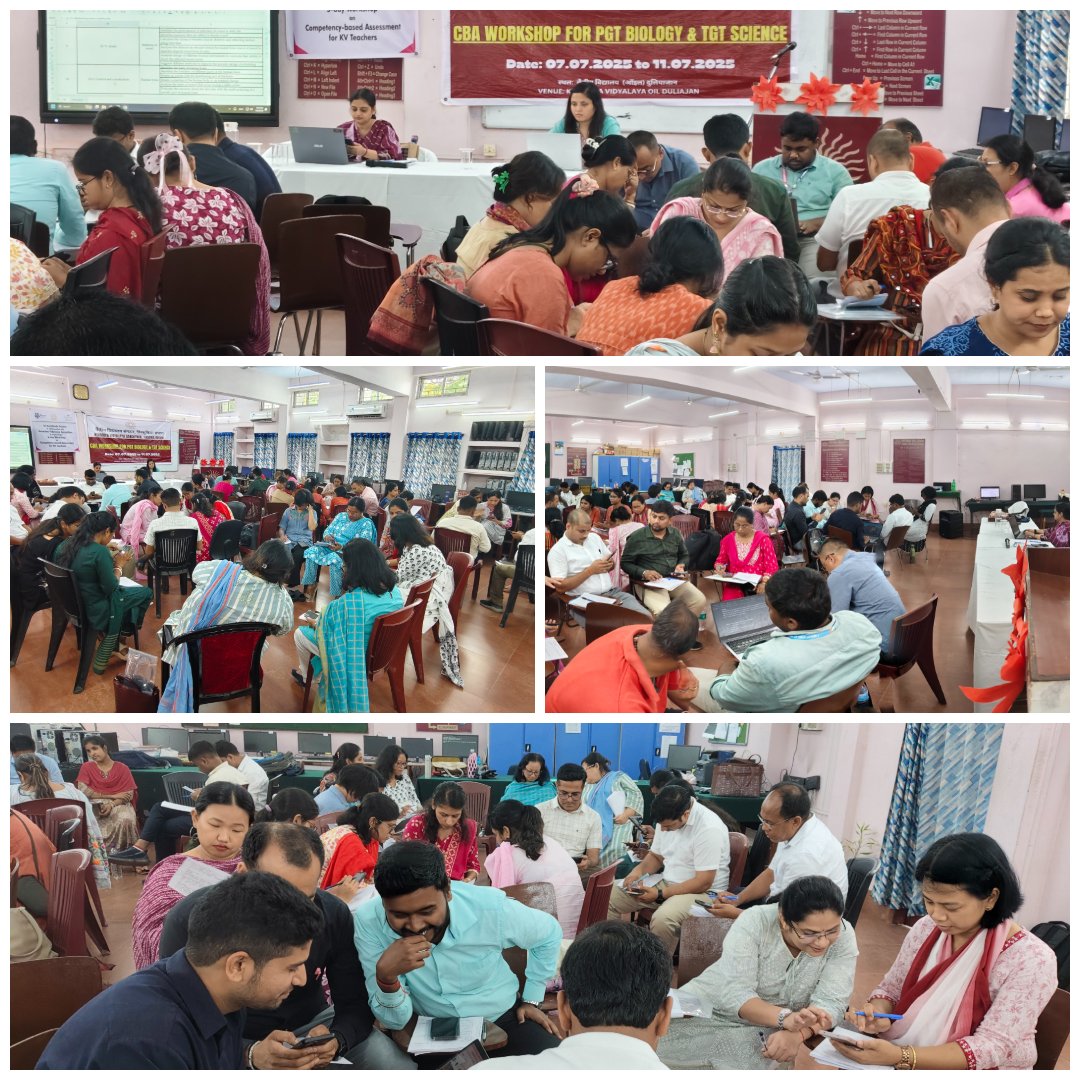 KVDuliajan's tweet image. 📚 Day 2 | #CompetencyBasedAssessment Workshop
📍 KV Oil Duliajan | 📅 July 8, 2025
🔬 Competencies in Science
📈 Assessment Cycle &amp;amp; Test Blueprint
📝 Assessment Items
✍️ Hands-on Item Writing
#NEP2020-ready classrooms!
@KVS_HQ @KVSRO_TINSUKIA @EduMinOfIndia @OilIndiaLimited #CBA