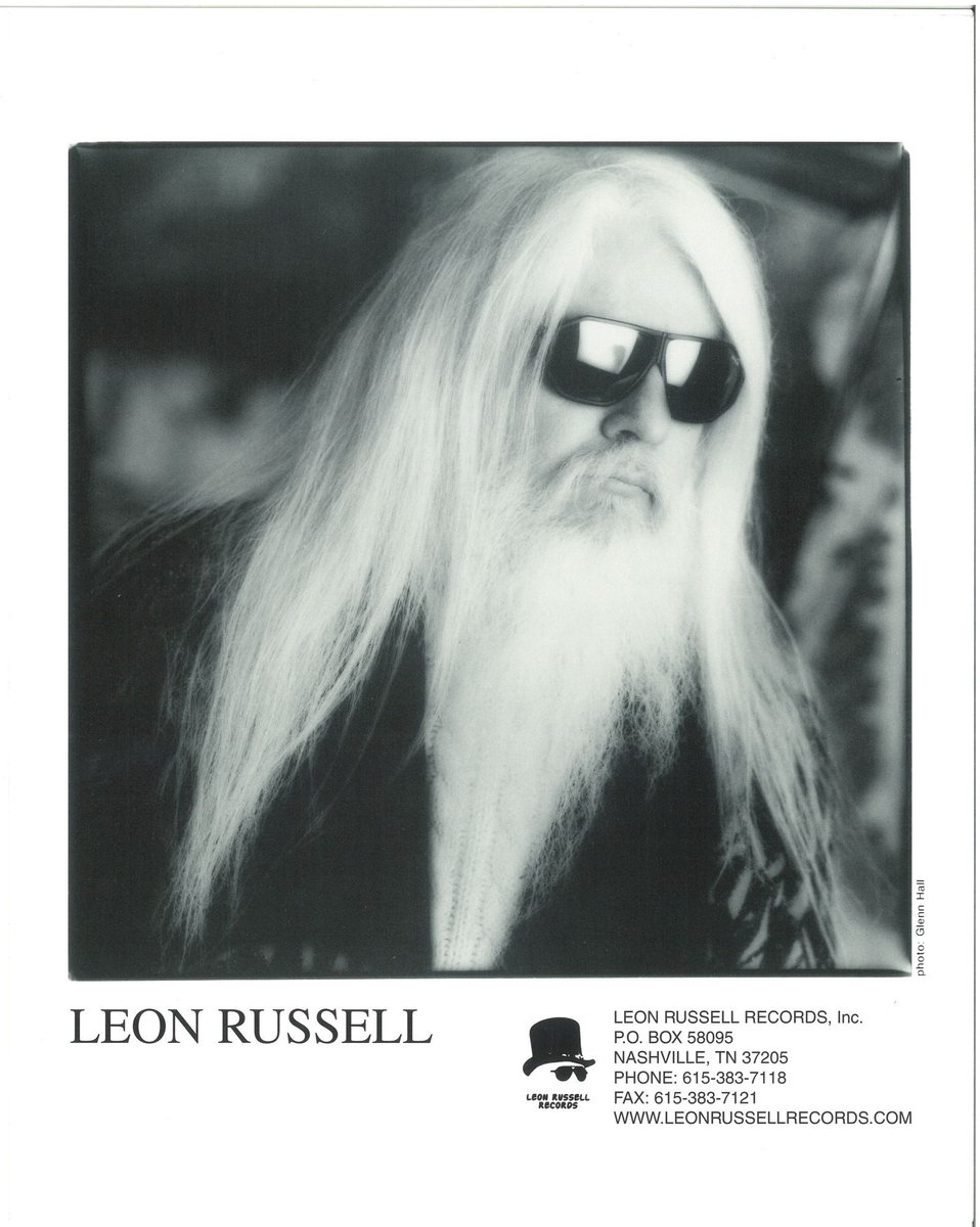 The Master of Space and Time:  the original influencer.  #mosat #leonrussell #mosatmonday #churchstudioarchive