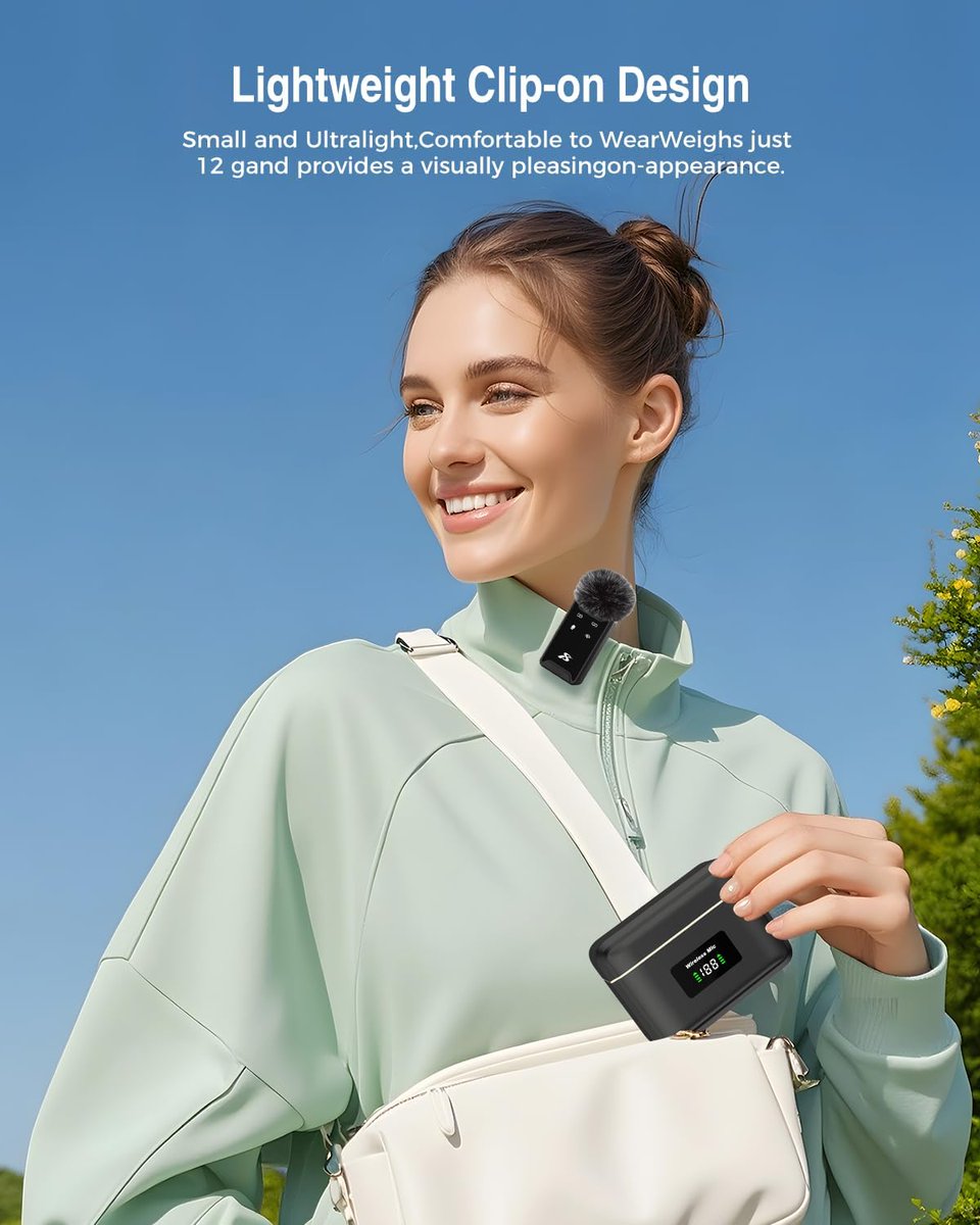 LabibTech2790's tweet image. 🎤✨ Elevate your sound with PQRQP Wireless Microphone! Perfect for creators on iPhone, iPad, and Android. Dual mics, 20H battery life, and 164FT range to unleash your voice. Let's inspire the world, one recording at a time! 🌟amzn.to/4kHrTcC
 #AudioMagic #ContentCreators