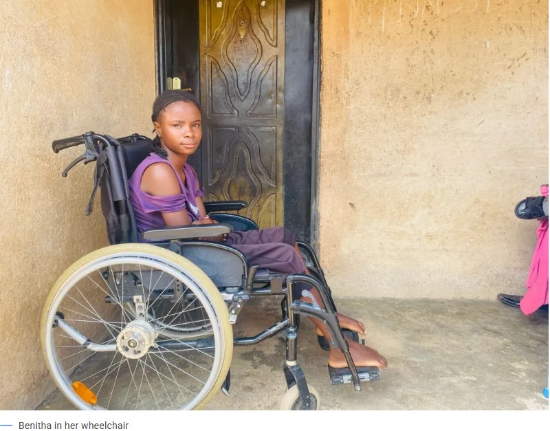 Joey Off-Air Podcast 🇳🇬 (@joeyoffair) on Twitter photo Tizhe wrote to <a href="/Plateaugovt/">PlateauState</a> for help: “We request medical assistance for our daughter, Benitha... Benitha suffered severe spinal cord injury, confining her to a wheelchair..The financial burden of weekly physiotherapy and medical care has overwhelmed us.” The letter was ignored. Tizhe wrote to <a href="/Plateaugovt/">PlateauState</a> for help: “We request medical assistance for our daughter, Benitha... Benitha suffered severe spinal cord injury, confining her to a wheelchair..The financial burden of weekly physiotherapy and medical care has overwhelmed us.” The letter was ignored.