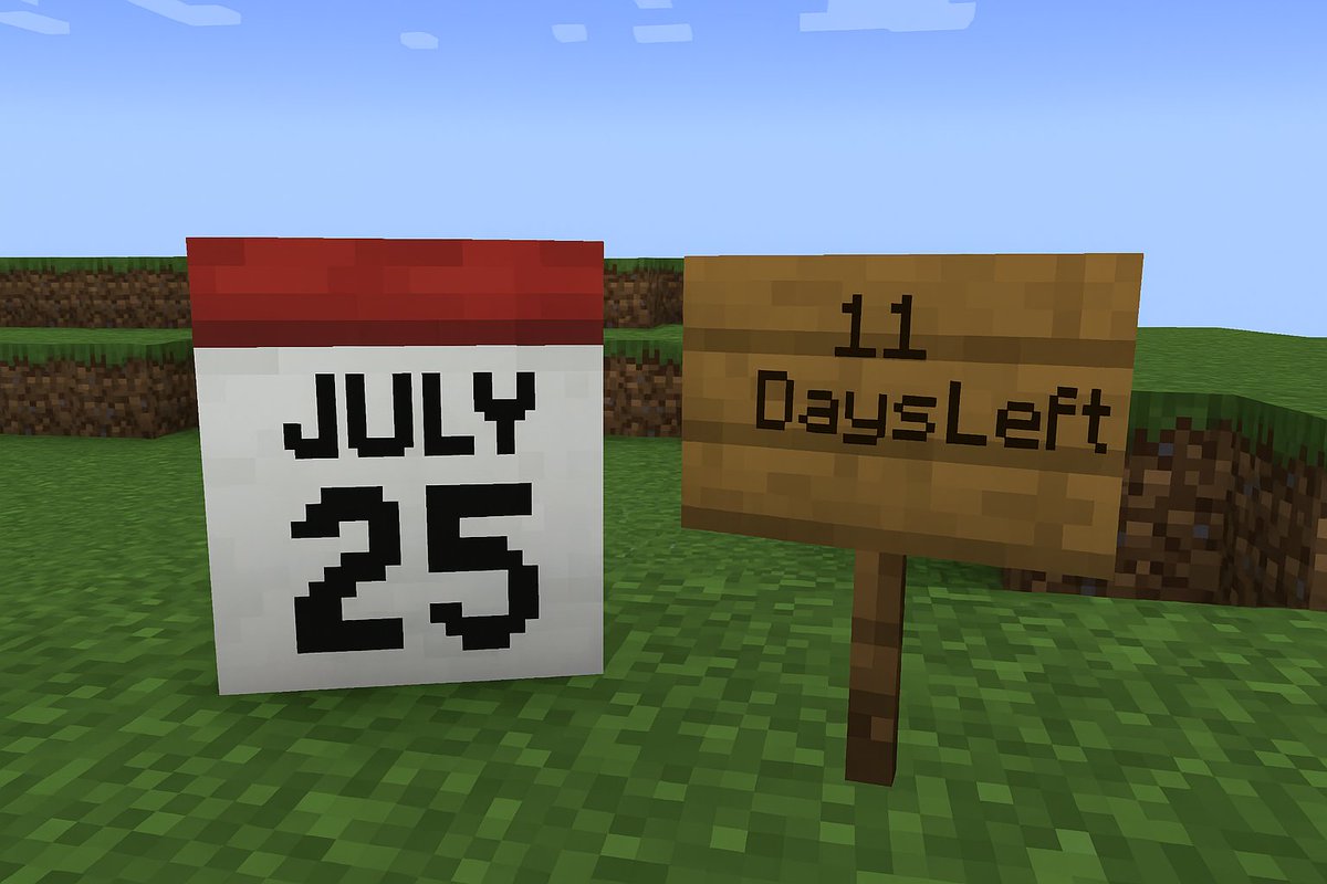 ⚠️ 11 days to go until the PlayLegend Showcase!

The countdown is on – secure your spot for the event of the year.
📺 twitch.tv/gtimetv
#PlayLegend #Minecraft #Showcase2025