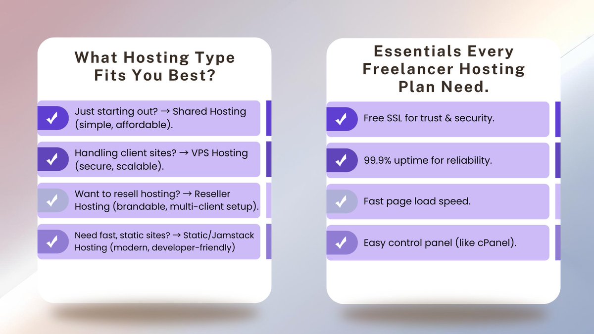 accuwebhosting's tweet image. Being a freelancer in 2025 means more than just delivering work,  it’s about building a professional presence.
With AccuWebHosting, you get the tools to host your portfolio, manage client sites, and even earn more through white-label reselling.

Build your brand, host with…
