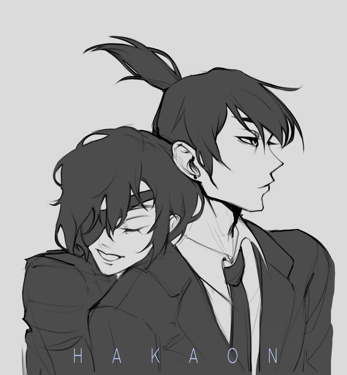 Here's a sketch with the akihime 
#chainsawman #akihime #AkiHayakawa #himeno #artmoots #arttwt