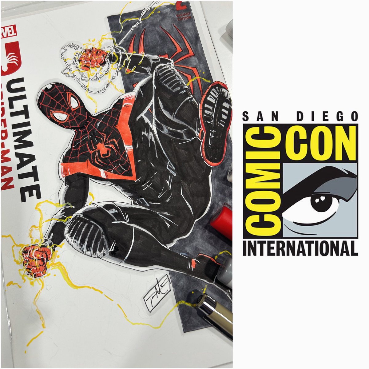 TravisMercer15's tweet image. Just a reminder I will be at SDCC this year and taking PRE -SHOW COMMISSIONS!!!
‼️🚨Still have spaces open🚨‼️
You can DM, email me or @ComicSketchArt
Hope to see you there!!!!