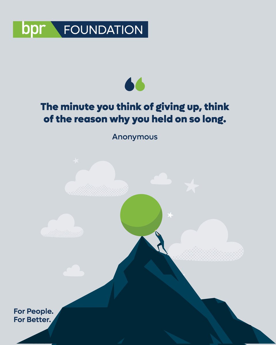 When the road gets tough, and you feel like giving up. 
Always remember why you started, you didn't get this far just to quit! 
 
You got this!