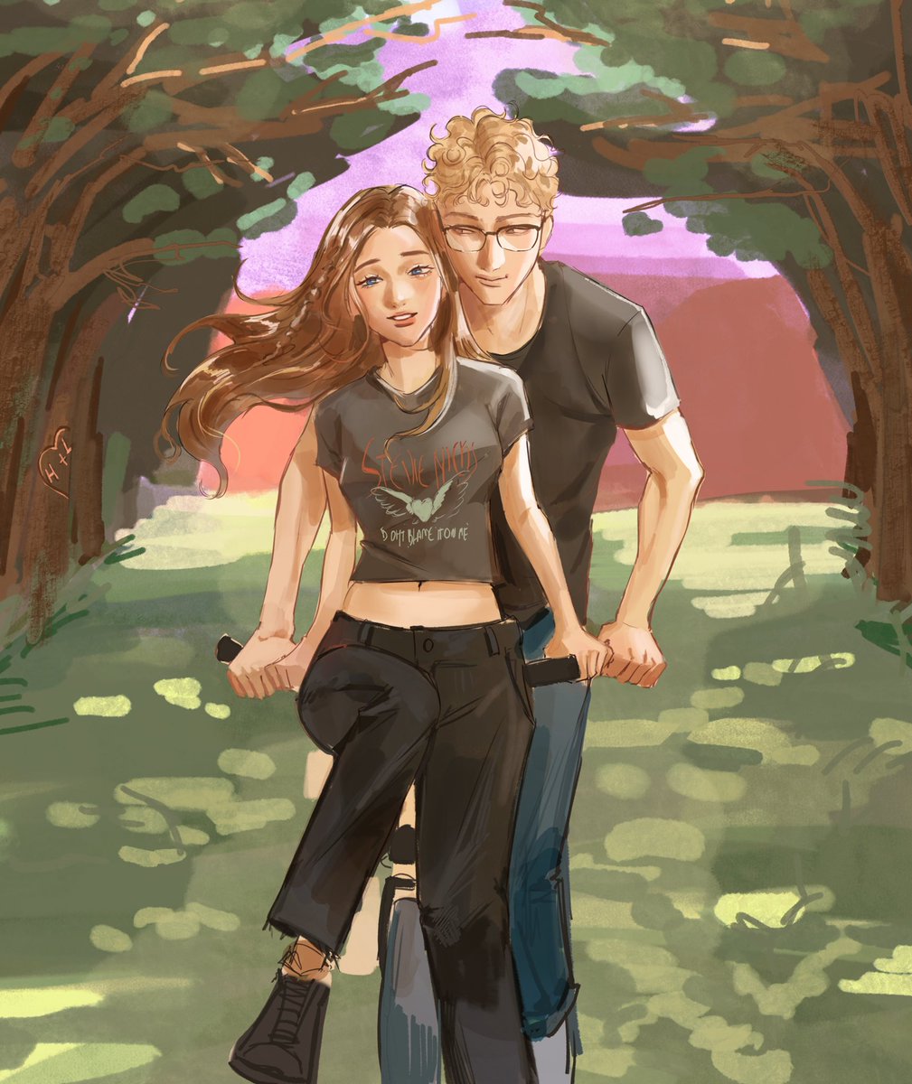 hughie and lizzie during a typical friday afternoon 

by: brielaelaa
commissioned by me and <a href="/joeythehurler/">‏ً</a>