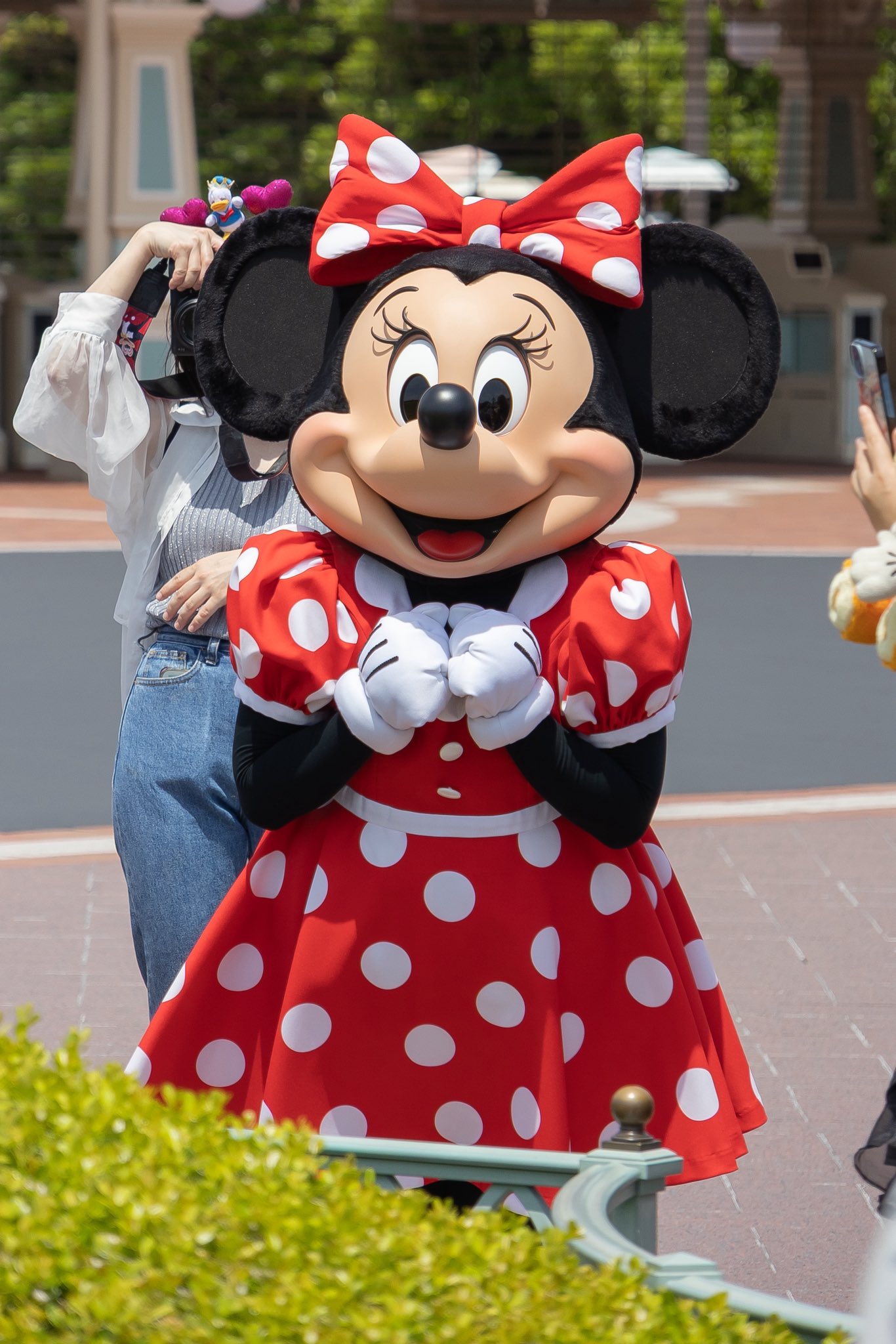 さんちゃん　ミッキーとミニーチャーム f879268dd1ff50ed795ef02d08816b