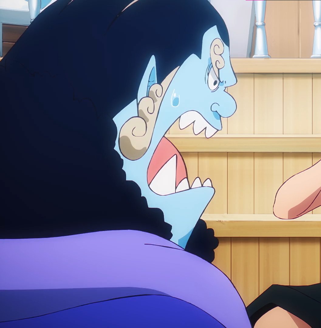 LeeSunnar's tweet image. Jinbe comes back in Kuma&apos;s flashback and looking gorgeous as always!! 💙💙🤩🤩