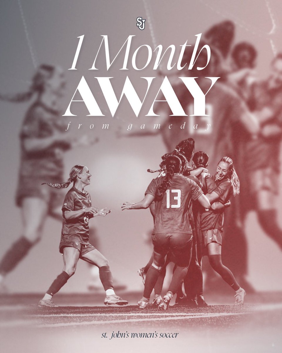 1️⃣ month away from gameday 🤩