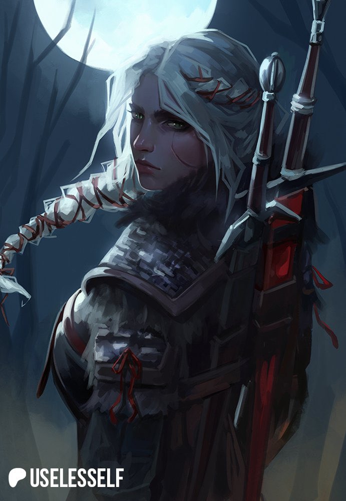 Useless_Elf's tweet image. All my #Ciri art available as prints in my shop! 👀 (link in pinned post)