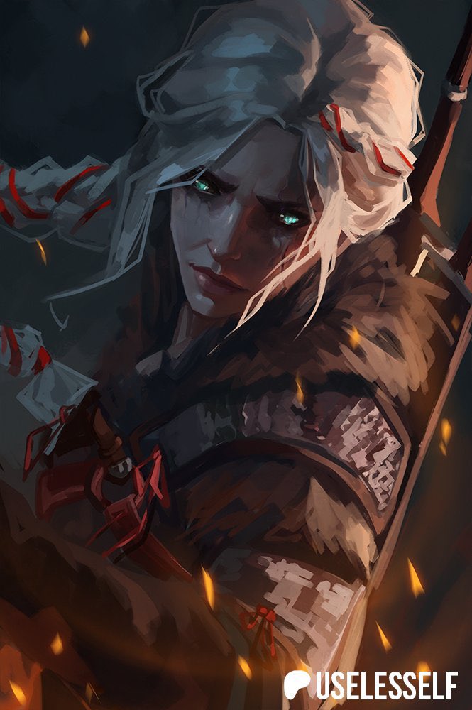 Useless_Elf's tweet image. All my #Ciri art available as prints in my shop! 👀 (link in pinned post)