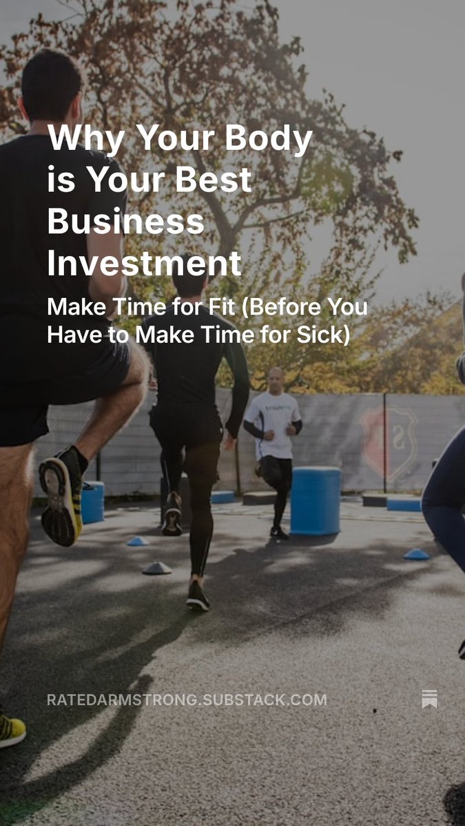 ratedarmstrong's tweet image. Check out my latest post on Substack.
#health #fitness #HealthIsWealth
open.substack.com/pub/ratedarmst…