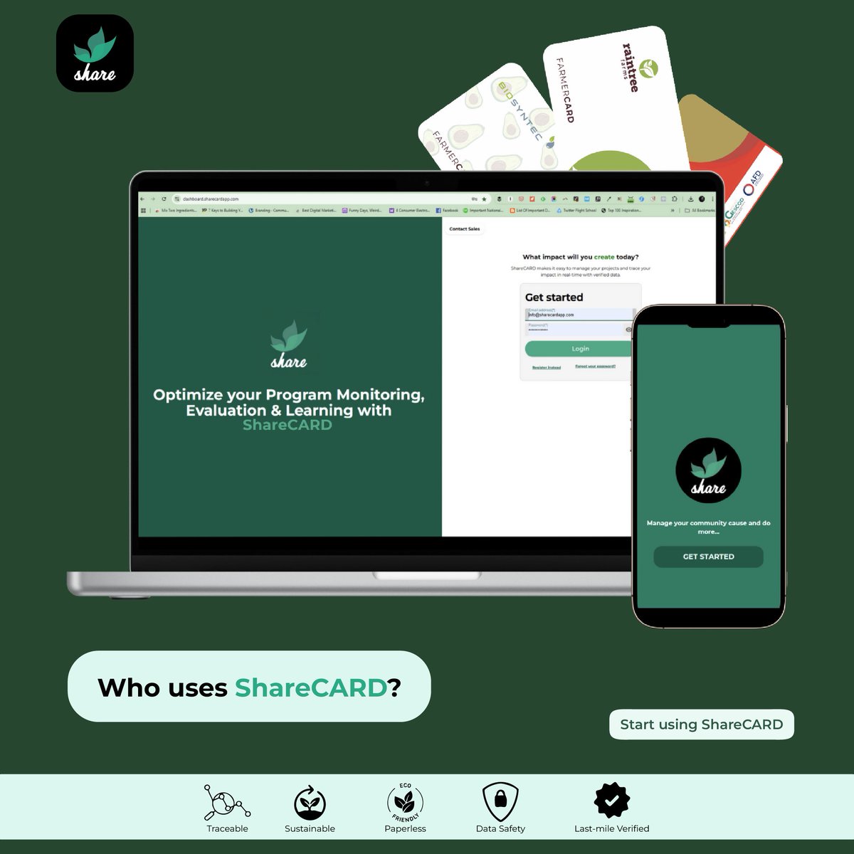 sharecard_app's tweet image. Get started wherever you are. Impact is everywhere. sharecardapp.com
#SectorSupport #ImpactTech #ShareCARD