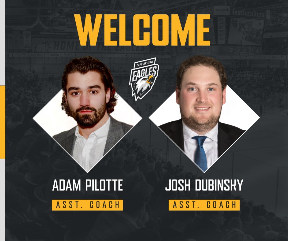 CBEHockey's tweet image. We are proud and excited to welcome our new assistant coaches, Adam Pilotte and Josh Dubinsky!
Welcome to #HockeyIsland, guys!
Details 👇
chl.ca/lhjmq-eagles/a…
