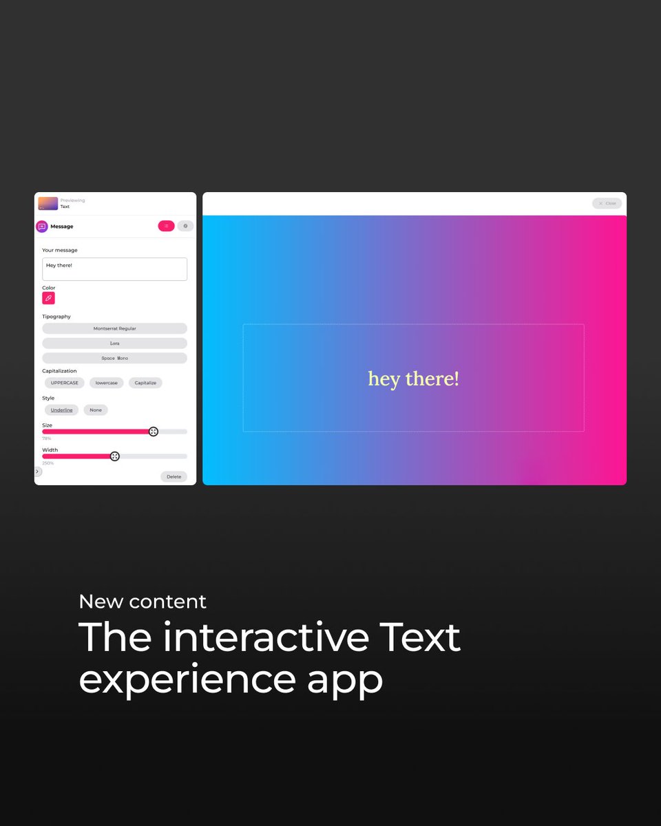 We’ve added text &amp; number projection to the Broomx platform! 🎉 A highly requested feature that makes immersive spaces more accessible, structured &amp; inclusive — with great impact in health, education &amp; beyond. 

➡️ More info: broomx.com/support#text

#ImmersiveTech #EdTech