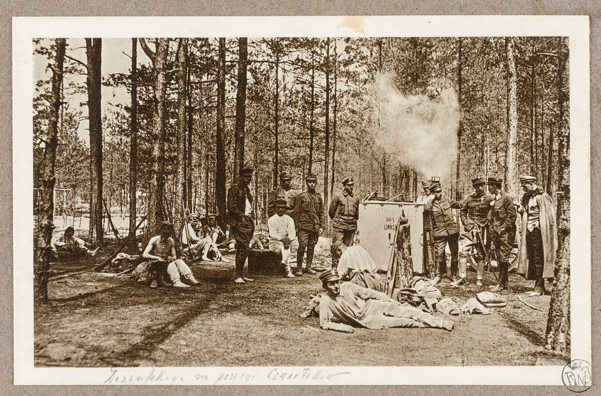 marcin_par's tweet image. 4th Infantry Regiment of the Polish Legions - delousing time, Volhynia 1916