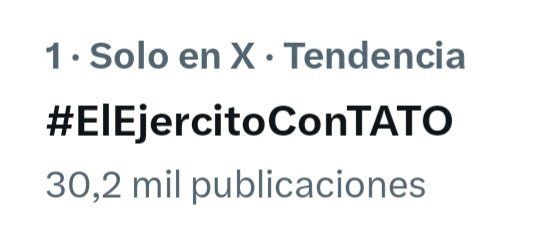 #ElEjercitoConTATO