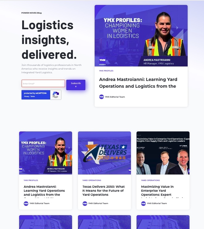 Discover the latest logistics strategies, insights, and trends to boost efficiency in your yard operations. Read our latest blogs > hubs.ly/Q03vHcWr0

Want updates delivered straight to your inbox? Subscribe to our monthly newsletter > hubs.ly/Q03vHbYN0