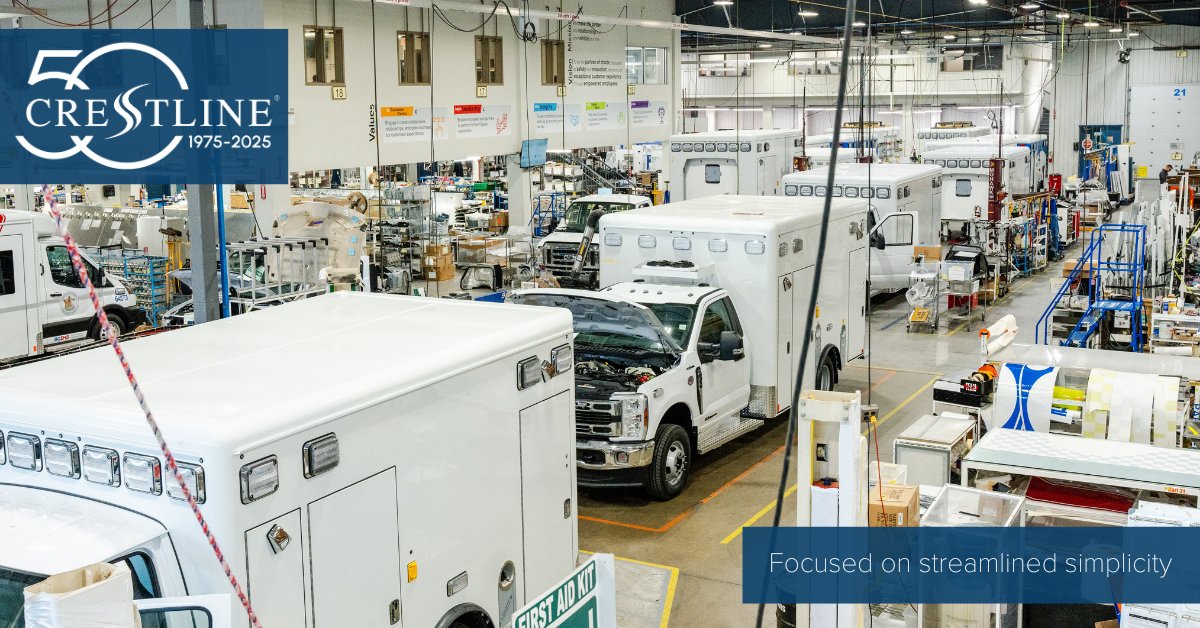 Streamlined simplicity is one of our core pillars. From engineering and design to production, we focus on making every step more efficient. This means faster delivery, improved usability, and greater satisfaction for our customers. Discover more at CrestlineAmbulances.com.