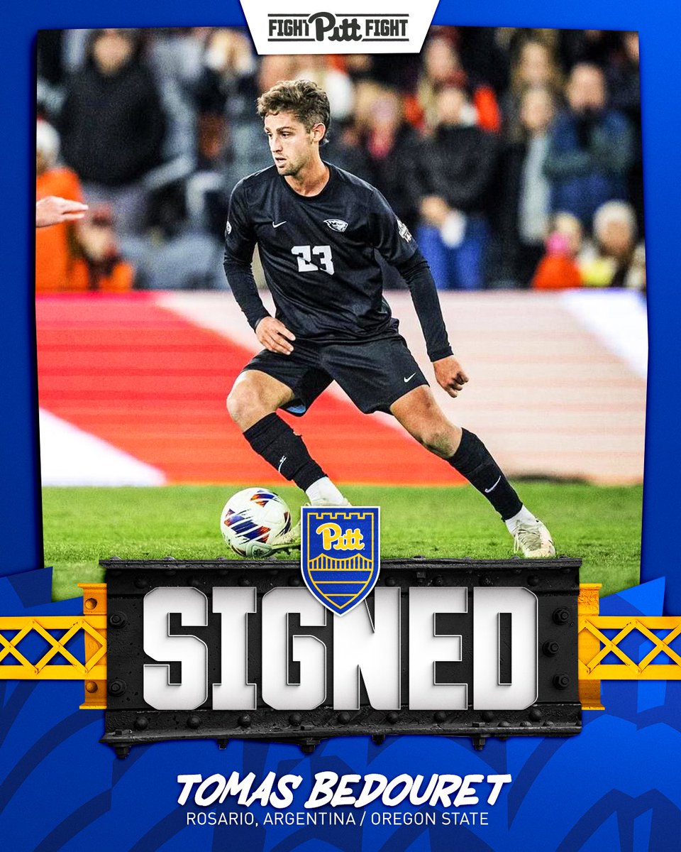 Pitt_MSOC's tweet image. Welcome to the Steel City, Tomas! 🔵🟡