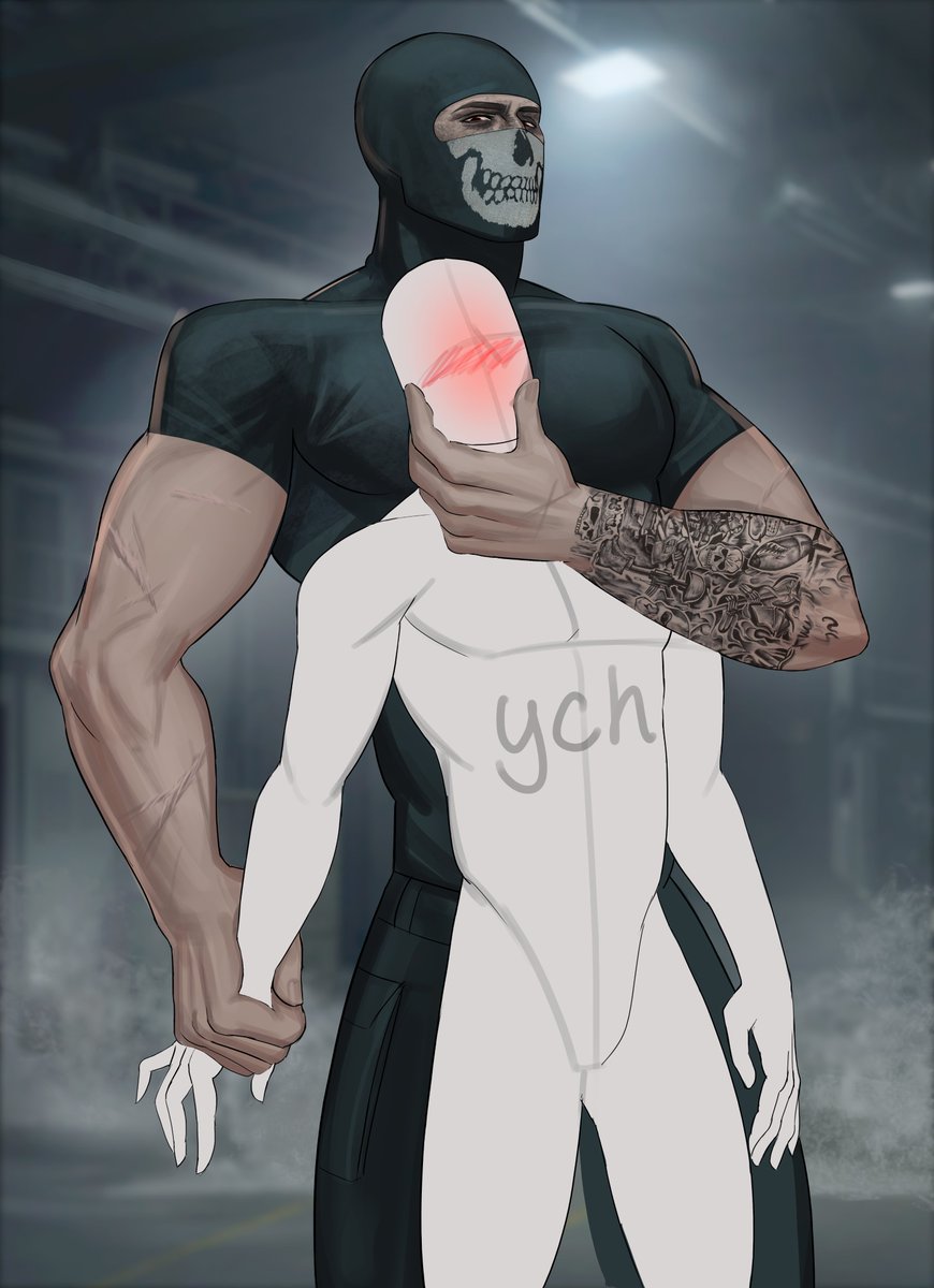 Ghost Ych 
 $80
 3 slots open 
DM to claim
 #Ghost #Cod #CallofDuty