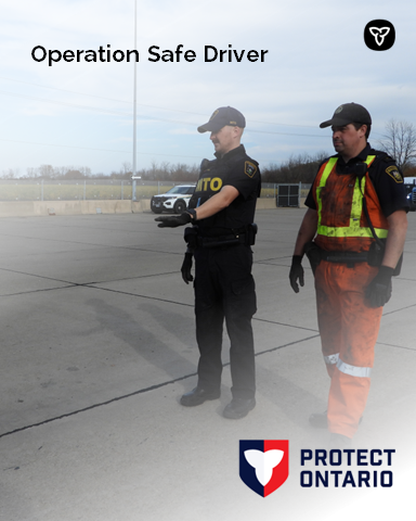Ontario Ministry of Transportation (@ontransport) on Twitter photo 1/2...
Itโs Operation Safe Driver Week in Ontario!
MTO officers will be working with <a href="/OPP_HSD/">OPP Highway Safety Division</a> and other road safety partners to protect Ontarians on this annual enforcement initiative. 1/2...
Itโs Operation Safe Driver Week in Ontario!
MTO officers will be working with <a href="/OPP_HSD/">OPP Highway Safety Division</a> and other road safety partners to protect Ontarians on this annual enforcement initiative.