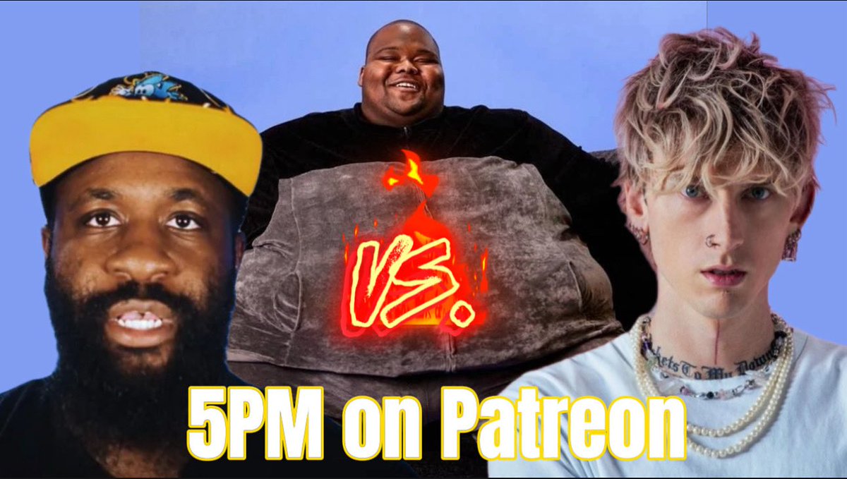 Tonight at 5:00 pm on Patreon at  bit.ly/staysorry Jodi B from Po’Boys and Shitty Song of the Week join Joe and Andy to decide who’s sucks the most in a three way showdown between #daveblunts #machinegunkelly and #ericjuly