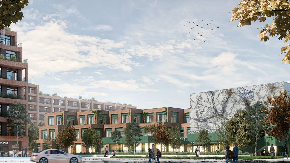 PZFD_'s tweet image. 🏫 Nowa szkoła, zielony skwer i sąsiedzka przestrzeń dla mieszkańców – tak zmienia się poprzemysłowy #Targówek.
W ramach projektu mieszkaniowego realizowanego przez Spectra Development, w sąsiedztwie ul. Radzymińskiej i Rajgrodzkiej, powstaną m.in. 🏫 publiczna…