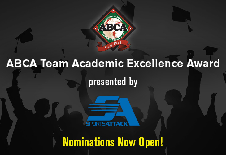 ABCA1945's tweet image. ⏳ Final call!
The deadline to nominate your team for the ABCA Team Academic Excellence Award presented by @Sports_Attack is this Friday, July 18!
📖 Recognize your student-athletes’ hard work beyond the field.
Submit now ➡️ abca.org/ABCA/ABCA/Awar…