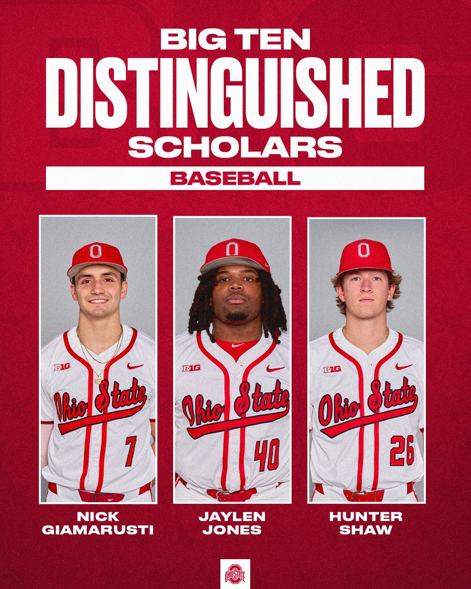 OhioStateBASE's tweet image. 𝙇𝙤𝙤𝙠 𝙖𝙩 𝙩𝙝𝙚𝙨𝙚 𝙙𝙞𝙨𝙩𝙞𝙣𝙜𝙪𝙞𝙨𝙝𝙚𝙙 𝙜𝙚𝙣𝙩𝙡𝙚𝙢𝙚𝙣 🧐
Congratulations to @nickgiama28, @JaylenJones99 and @hshaw140 on earning Big Ten Distinguished Scholar honors 👏👏👏
#GoBucks