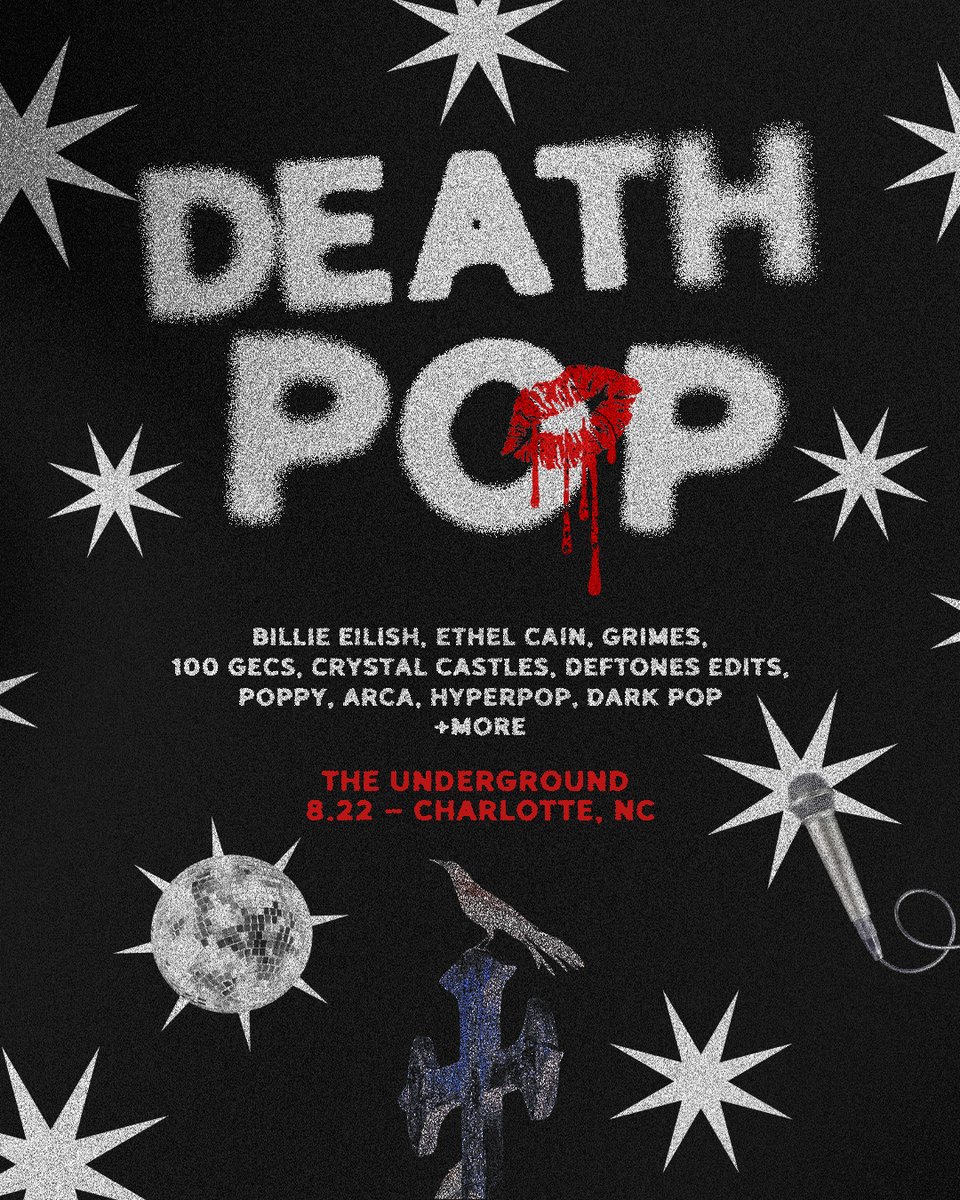 LLMJUST ANNOUNCED! Deathpop at The Underground on Friday 8/22! This event is 21+.

LN Presale 
Tue. 7/15 10 am | Code: LIGHTS

On Sale 
Fri. 7/18 10 am | bit.ly/4630LB8