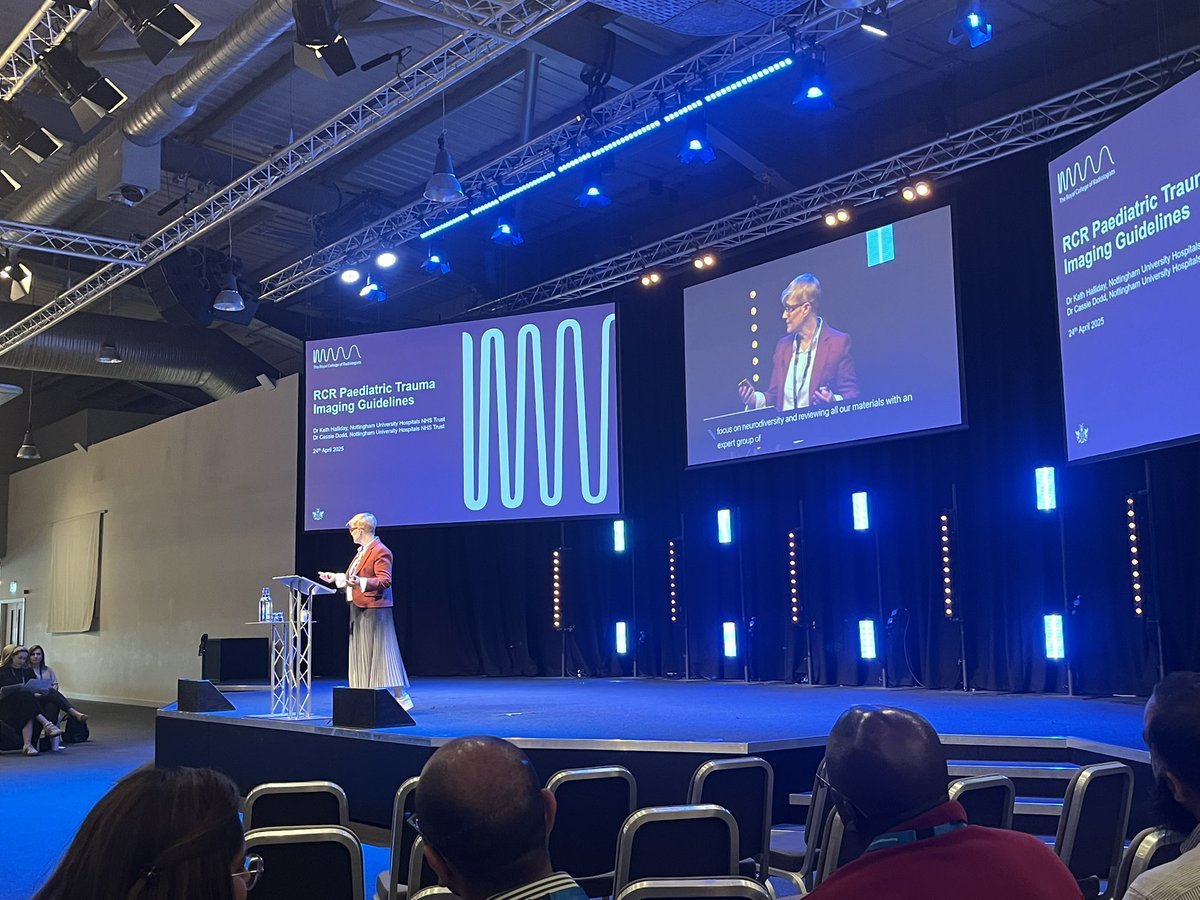 NEPTUNE (@neptuneconf) on Twitter photo The phenomenal <a href="/RCRadiologists/">The Royal College of Radiologists</a> President Dr Kath Halliday, speaking on the new paediatric trauma imaging guideline - what’s new and what’s changed?
#neptune25 The phenomenal <a href="/RCRadiologists/">The Royal College of Radiologists</a> President Dr Kath Halliday, speaking on the new paediatric trauma imaging guideline - what’s new and what’s changed?
#neptune25