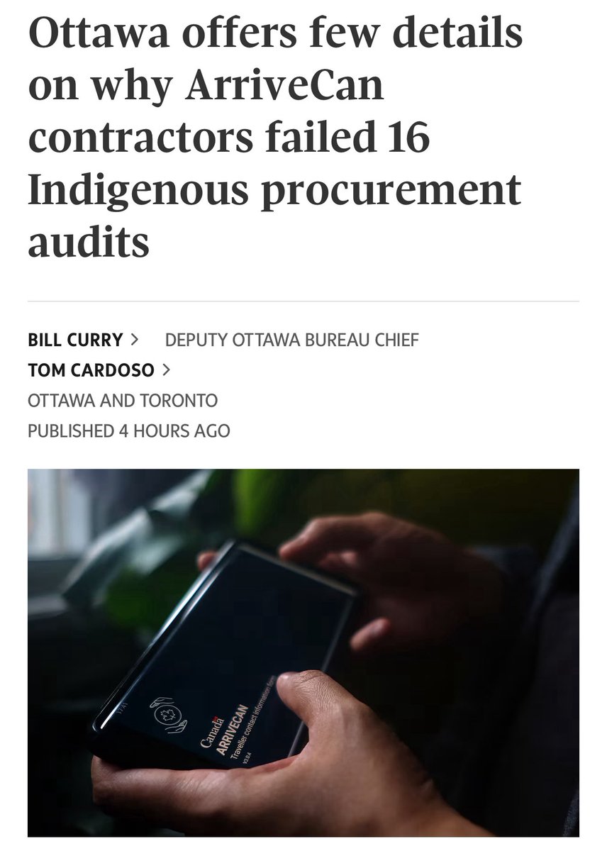 MikeBarrettON's tweet image. The Liberal gov’t let two firms collect nearly a billion dollars in contracts—many under an Indigenous program—despite failing audits and not meeting the basic criteria.
Now they’re hiding the full audit findings.
Same secrecy. Same waste. Same Liberals.