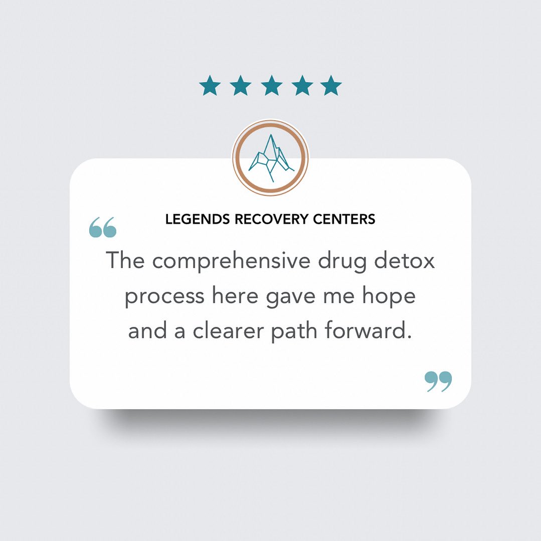 We’re proud to see our clients thriving and sharing their 5-star stories. Your success is our greatest reward! 🎉 #5StarExperience #LegendsRecovery #wherelegendsaremade #legendsrecoverycenters