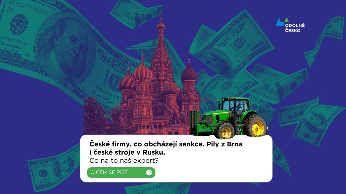 odolnecesko's tweet image. 🛑 Češi na Zelenského seznamu
Navzdory zákazu vývozu do Ruska se stroje české firmy TOS Varnsdorf podle ukrajinských úřadů dostaly přes třetí země až na ruský trh. Výrobky za miliony dolarů měly putovat přes Turecko – a turecký obchodník už za to skončil na evropském sankčním…