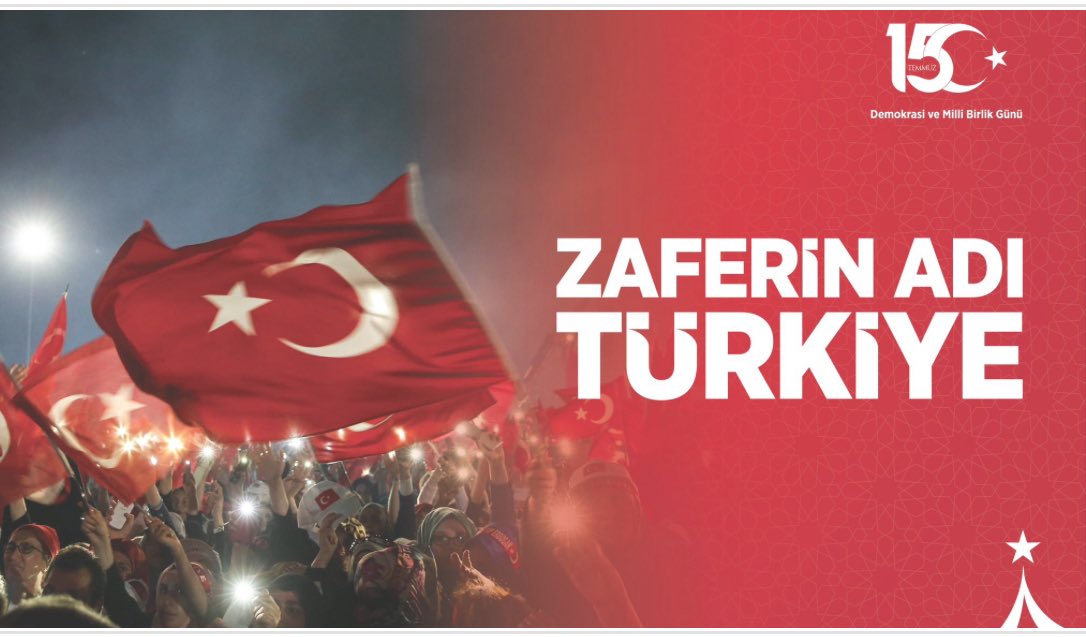 15 Temmuz; vatanına, bayrağına ve istiklaline sahip çıkan bir milletin topyekûn direnişidir. O gece tankların karşısına sadece bedenler değil, vatan aşkı ve millet iradesi dikildi.
Şehitlerimizi rahmetle, gazilerimizi şükranla anıyoruz.
#15Temmuz #ZaferinAdıTürkiye 🇹🇷