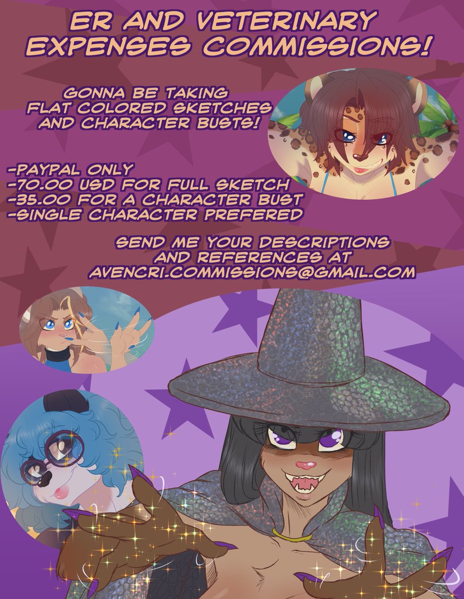 Gonna open some offline sketch commissions to cover up expenses from June regarding my dad and my cat.

I'll read the emails on sunday the 20th!

Thank you!