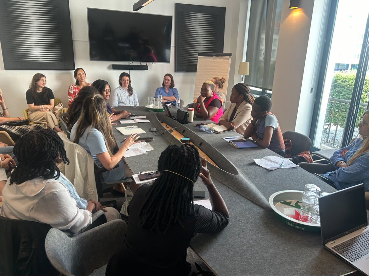 WIISBrussels's tweet photo. Today,WIIS Brussels hosted a powerful consultation with women leaders from Benin 🇧🇯 &amp; Togo 🇹🇬 on #WomenAndSecurity 

Security is no longer a state-only domain, it’s a universal discourse shaped by women’s lived realities
#InclusiveSecurity #WPS #UniversalDiscourse #WIISbrussels https://t.co/aCgcaGPq8s