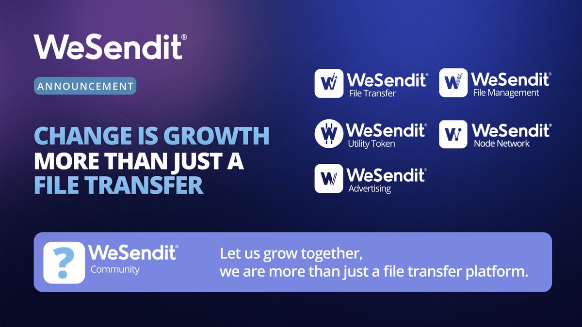 WeSendit - Filetransfer & Web3 Storage Aggregator (@WeSendit) / Posts / X