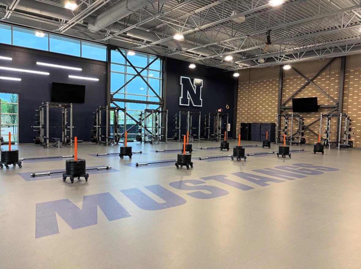 KSSCentral's tweet image. 🔨 Facility Upgrade at Blue Valley North
A new weight room has been completed at Blue Valley North, giving students and staff access to an improved training space designed to support athletic development and overall wellness.