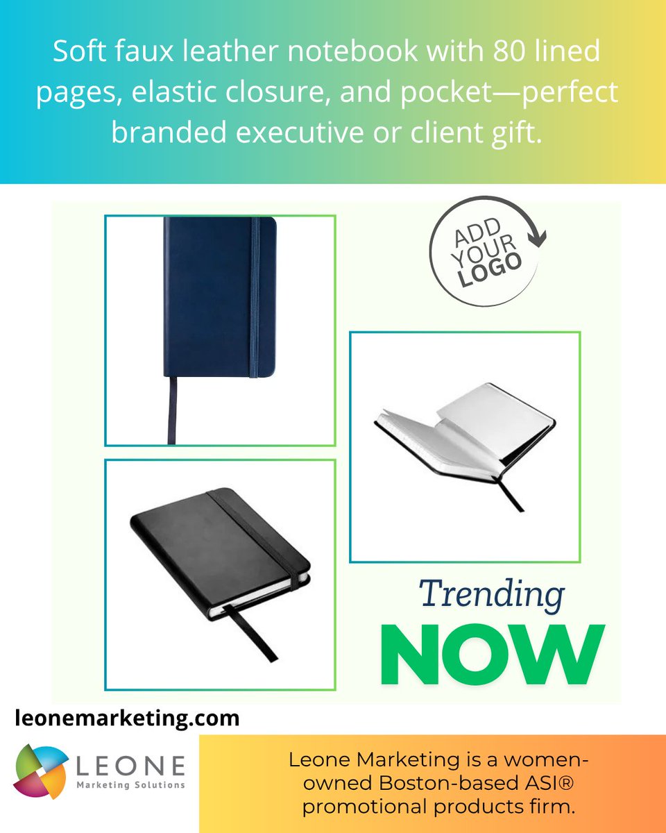 Elevate your brand with the Leeman Tuscany™ Junior Notebook! Stylish, practical, and perfect for client gifts or events. DM to order today!

DM us or order here: bit.ly/4kn0YCM

#BrandedGifts #PromoProducts #ExecutiveGifting #NotebookGoals #ClientGifts
