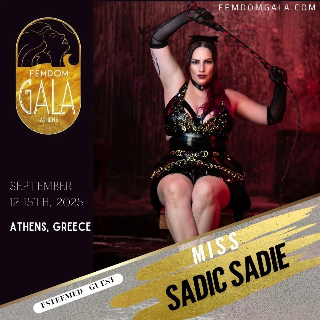 FemDom Gala (@femdomgala) on Twitter photo Power recognizes power.
The most formidable Dominant Women in the world will gather at FemDomGala 2025, and among them, the exquisite <a href="/SadicSadie/">Miss Sadic Sadie</a> .
A celebration of strength, elegance, and absolute authority.
This is more than an event—it's a statement.
12-15th September 2025 Power recognizes power.
The most formidable Dominant Women in the world will gather at FemDomGala 2025, and among them, the exquisite <a href="/SadicSadie/">Miss Sadic Sadie</a> .
A celebration of strength, elegance, and absolute authority.
This is more than an event—it's a statement.
12-15th September 2025