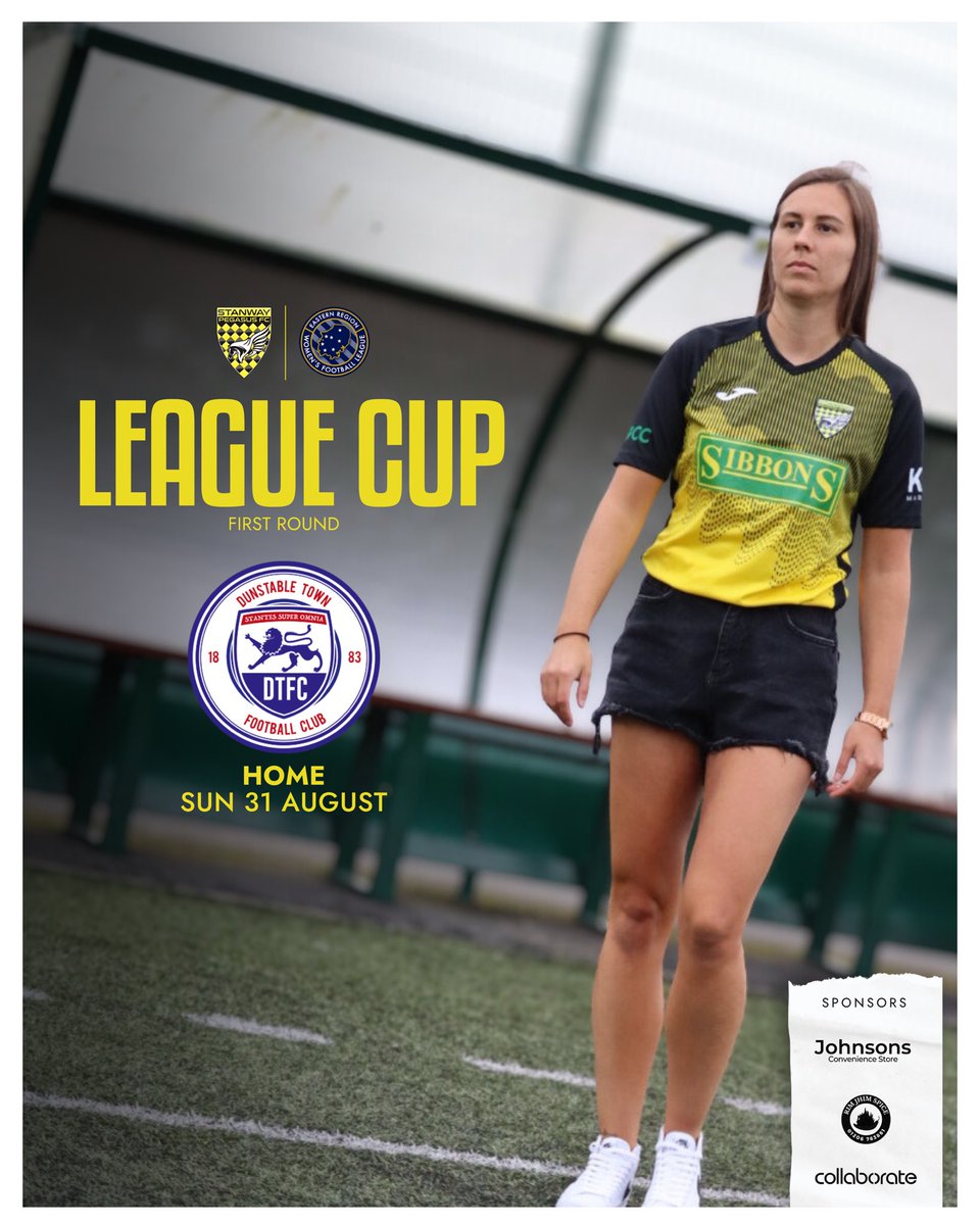 Up for the Cup 🏆

We’ve been drawn at Home in the First Round of the Eastern Region League Cup against Dunstable Town.

📆 31 August
🏟️ Shrub End (3G)

Everyone loves a cup run… let’s start ours strong💪

#UTSP || #LeagueCup 🟡⚫️