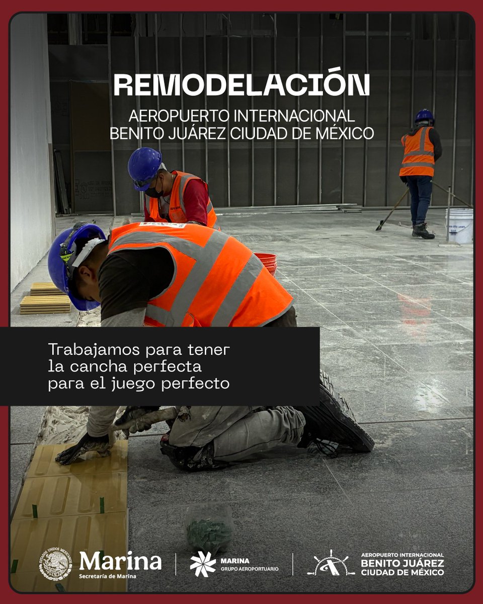 AICM_mx's tweet image. Tenemos experiencia mundialista probada. Con la remodelación de nuestras Terminales, te sugerimos llegar con anticipación a tu vuelo.
#ArptoBJ #Aeropuerto #BenitoJuárez
@SEMAR_mx ⚓ @aeropuertos_GAM ✈️