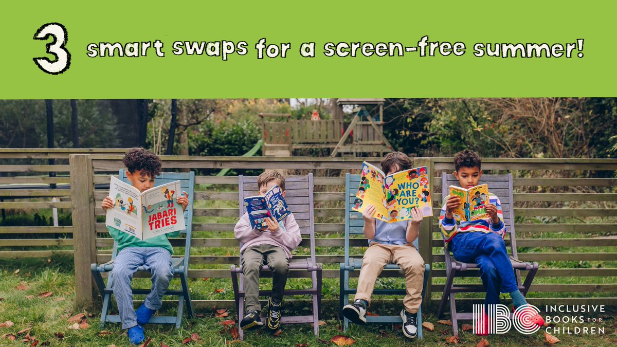 ibc_reads's tweet image. PARENTING HACKS: 3 smart swaps for a screen-free summer! 📖☀️
👉 Swipe for 3 easy, screen-free swaps that are not only engaging for children, but also promote a love for reading!
inclusivebooksforchildren.org/blog/parenting…