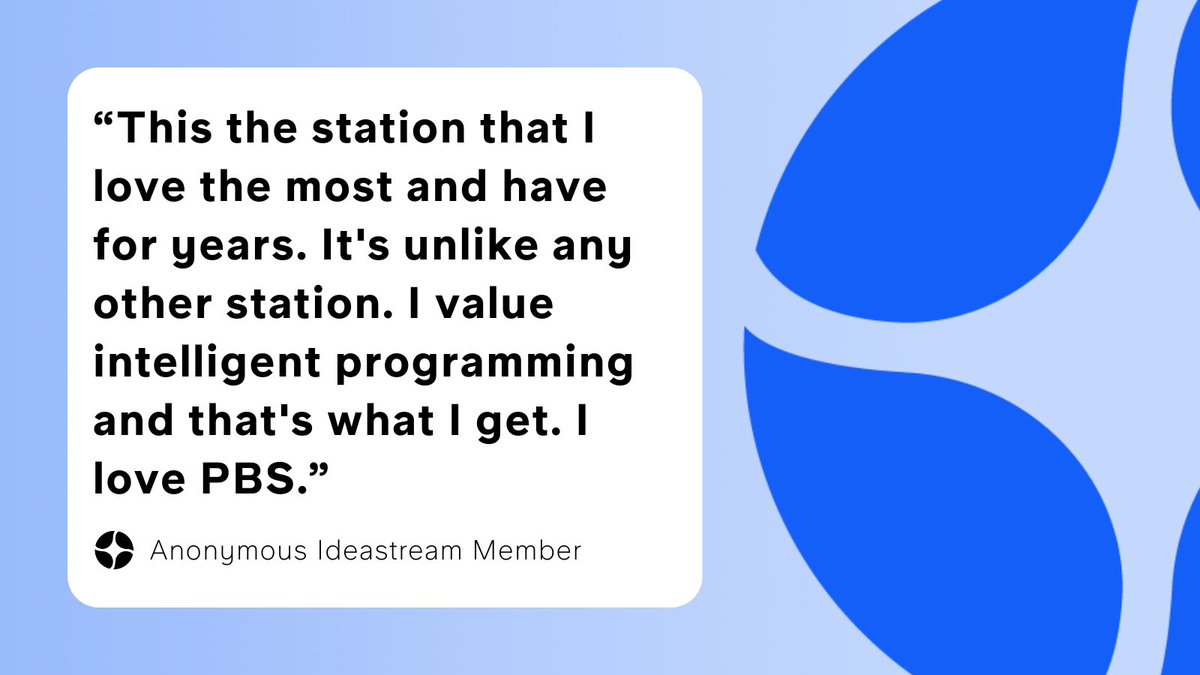 We keep you inspired, but you keep us going. That's the power of public media! ✨ Why do you tune in to WVIZ? Let us know in the replies!